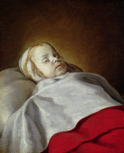 Portrait of a Dead Child, c.1650 by French School